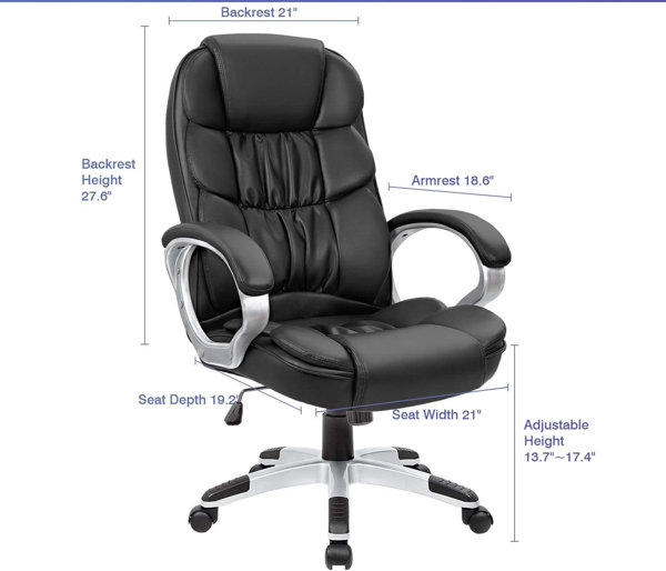 Wayfair office chair online leather